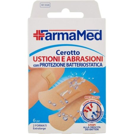Farmamed Burn And Abrasion Plasters 10 Pieces Xl