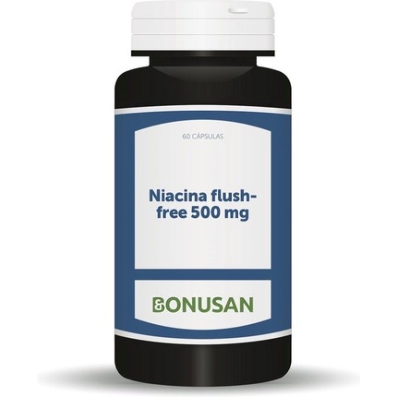 Bonusan Niacin 500 Mg Flush Free 60 Capsules