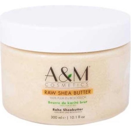 A&M Raw Shea Butter Jar 300ml Nourishing Body Butter
