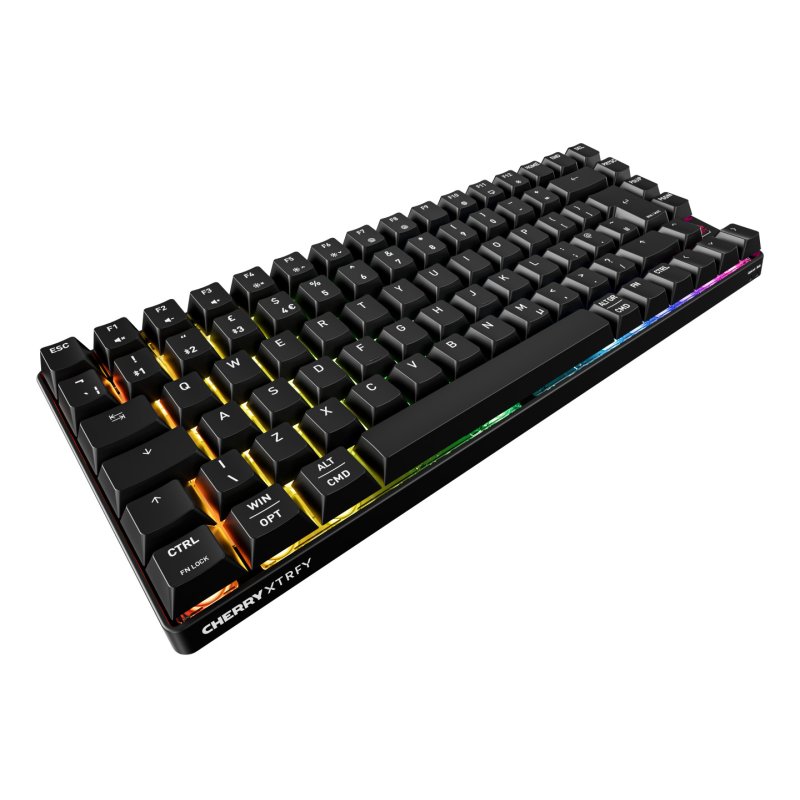 CHERRY XTRFY K33 Compact Wireless keyboard Gaming USB RF Wireless Bluetooth QWERTY UK English Black