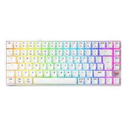 CHERRY XTRFY K33 Compact Wireless clavier Gaming USB RF Wireless Bluetooth QWERTY Anglais britannique Blanc