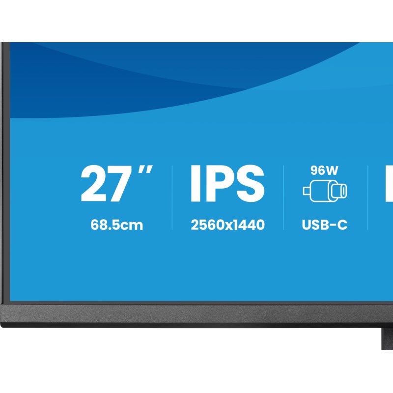iiyama ProLite XB2797QSNPH-B1 27IN IPS LCD 4MS 2560X1440 350CD/M2 HDMI/DP/USB 2 computer monitor 68.6 cm (27") 2560 x
