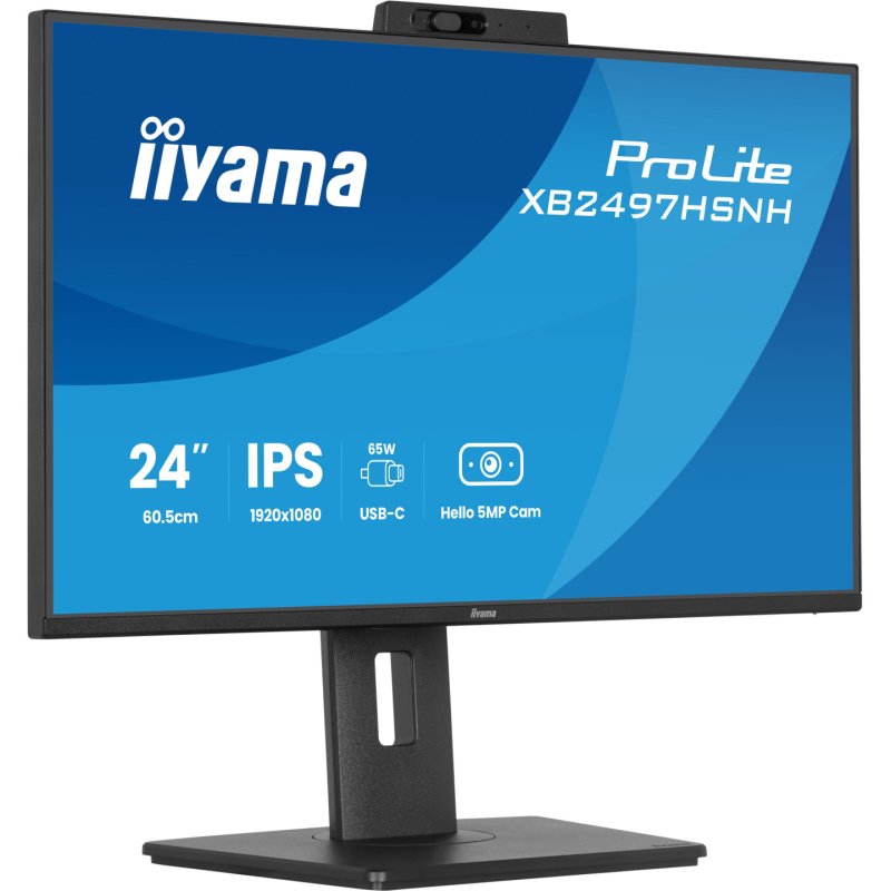 iiyama ProLite XB2497HSNH-B1 24IN IPS LCD 4MS 1920X1080 350CD/M2 HDMI/DP/USB 2 computer monitor 60.5 cm (23.8") 1920 x