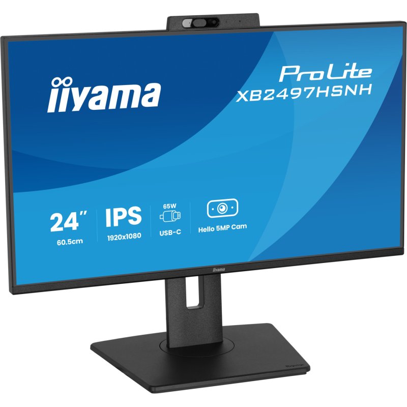 iiyama ProLite XB2497HSNH-B1 24IN IPS LCD 4MS 1920X1080 350CD/M2 HDMI/DP/USB 2 computer monitor 60.5 cm (23.8") 1920 x