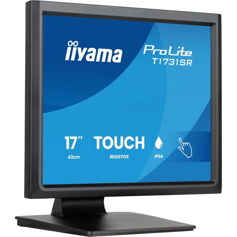 iiyama ProLite T1731SR-B2S computer monitor 43.2 cm (17") 1280 x 1024 pixels Touchscreen