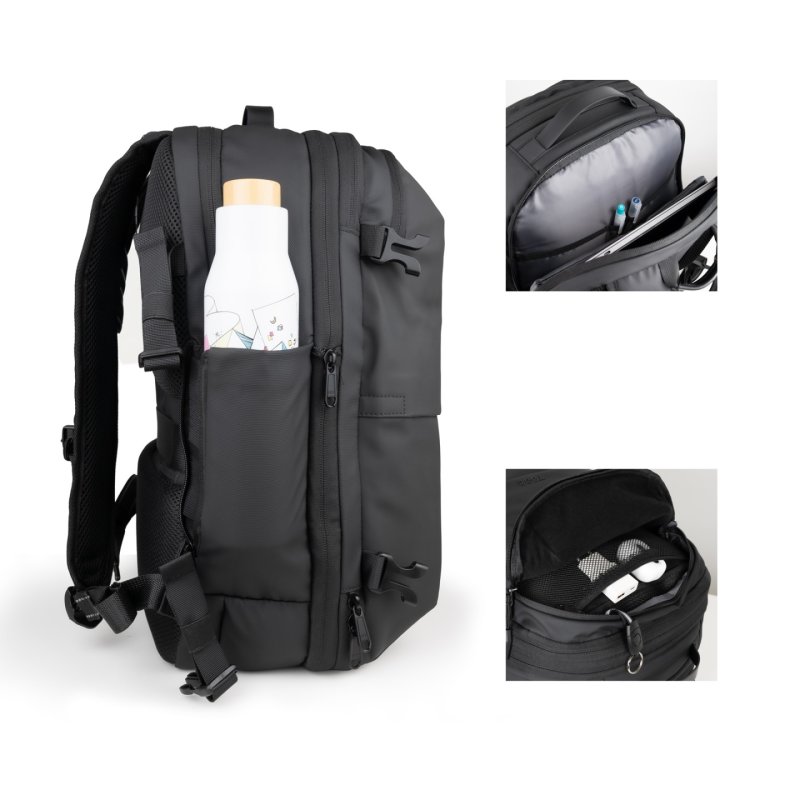 TooQ Sac À Dos De Voyage Avec Système De Compression Sous Vide Avec Pompe À Air