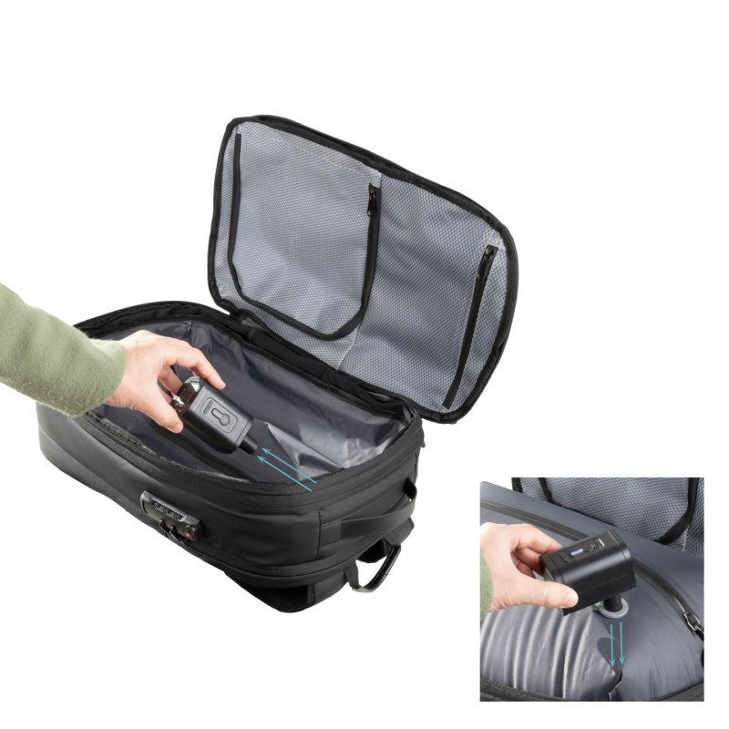 TooQ Travel Rucksack With Vacuum Compression System And Air Pump