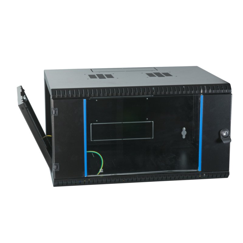 EFB Elektronik 691706VTS.45 rack cabinet 6U Wall mounted rack Black