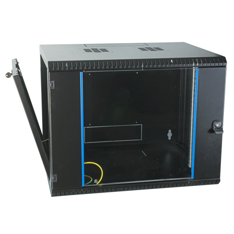 EFB Elektronik 691709VTS.45 rack cabinet 9U Wall mounted rack Black