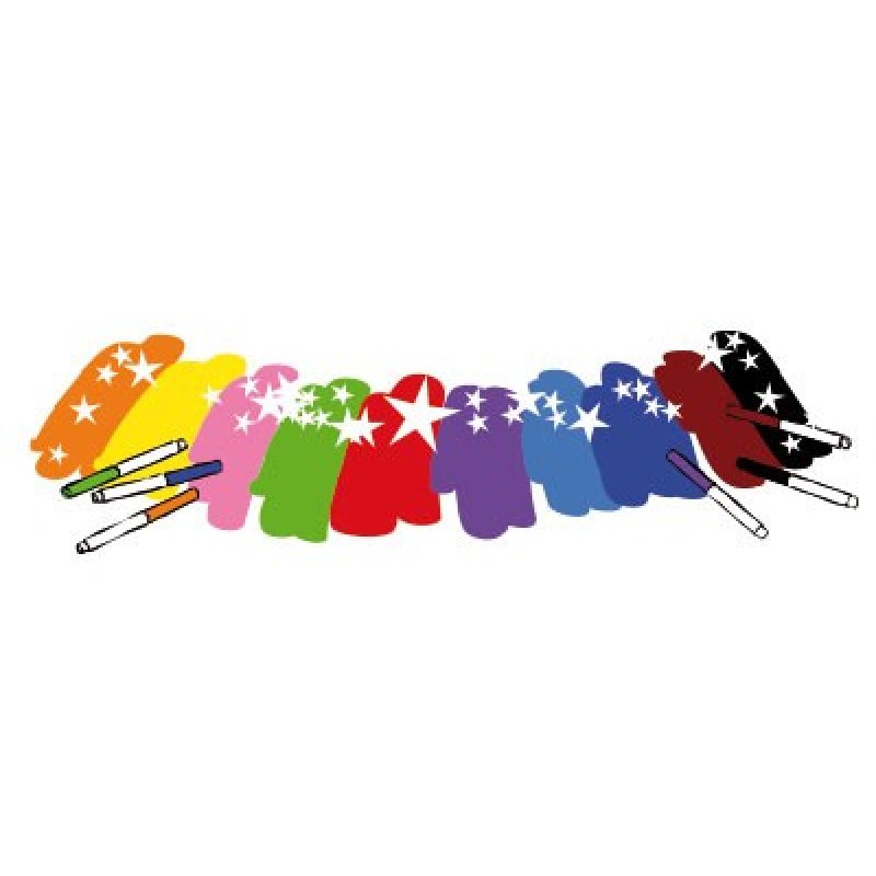 Malinos 300011 felt pen Multicolour 10 pc(s)