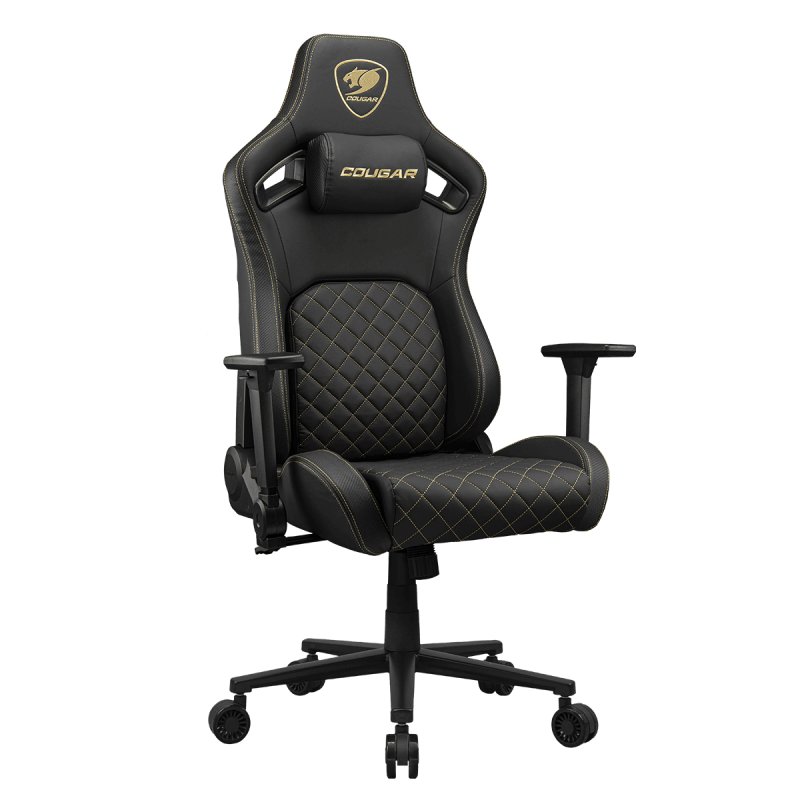 COUGAR CGR-DFL-GLB PC gaming chair Upholstered padded seat Black, Gold