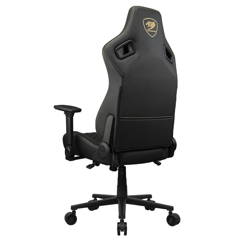 COUGAR CGR-DFL-GLB Siège de jeu sur PC Siège capitonné Noir, Or