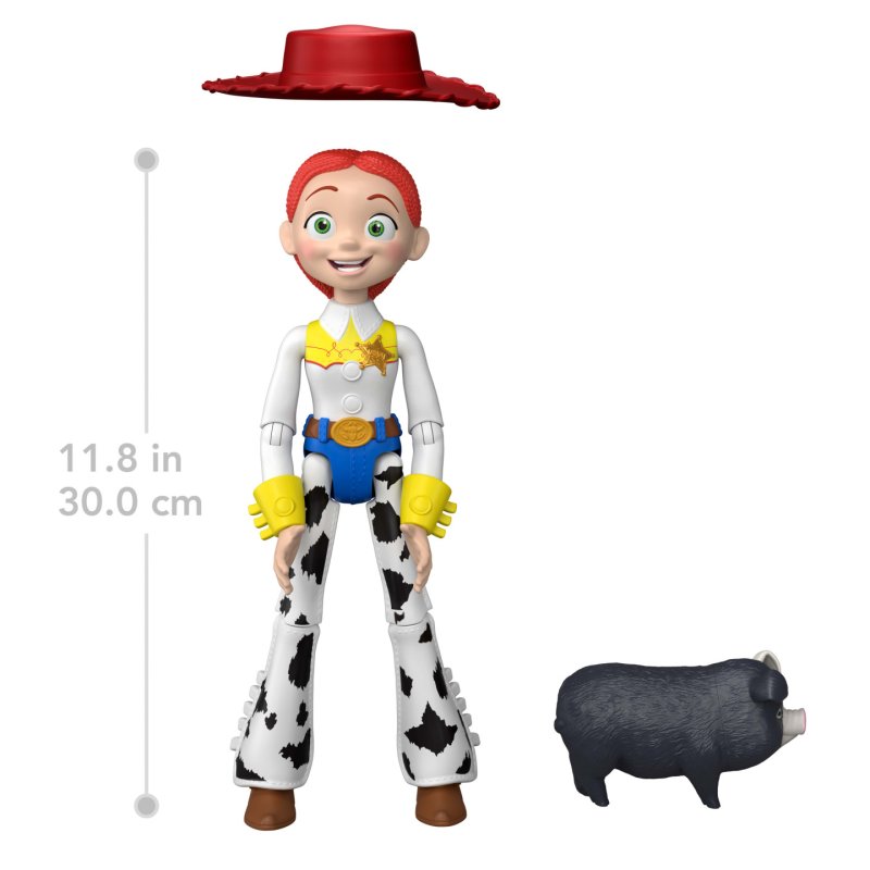 Disney Pixar Disney and Pixar Toy Story 5 Critter Talk Jessie, 12 Inch Action Figure Toy & JD Pig, 35 Sounds