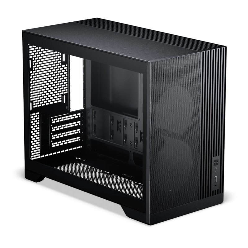 PHANTKES XT M3 PC-Gehäuse, Mini-Gehäuse, mATX, Tempered Glass - schwarz