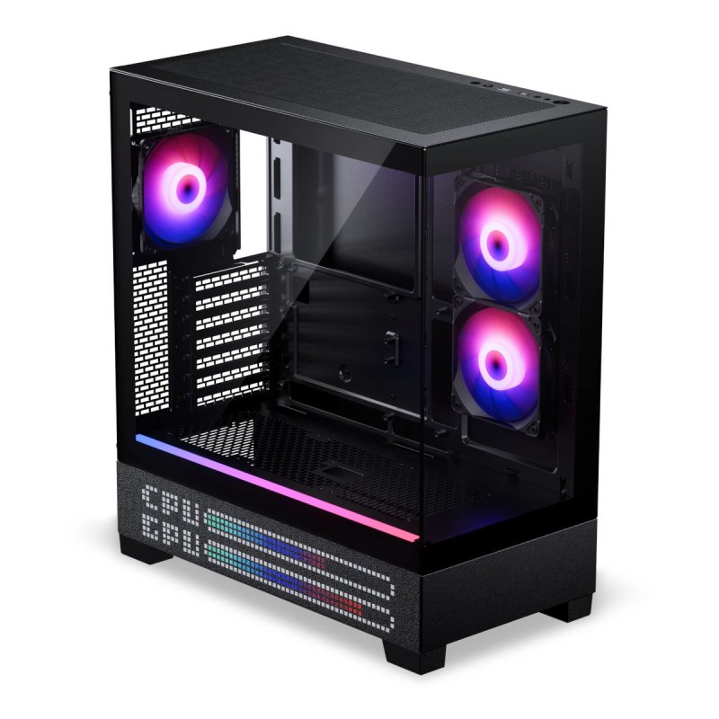 Boitier Moyen Tour E-ATX Phanteks XT View Matrix RGB avec panneaux vitrés (Noir)