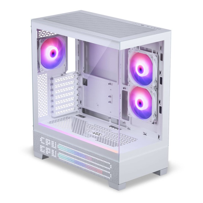 Boitier Moyen Tour E-ATX Phanteks XT View Matrix RGB avec panneaux vitrés (Blanc)