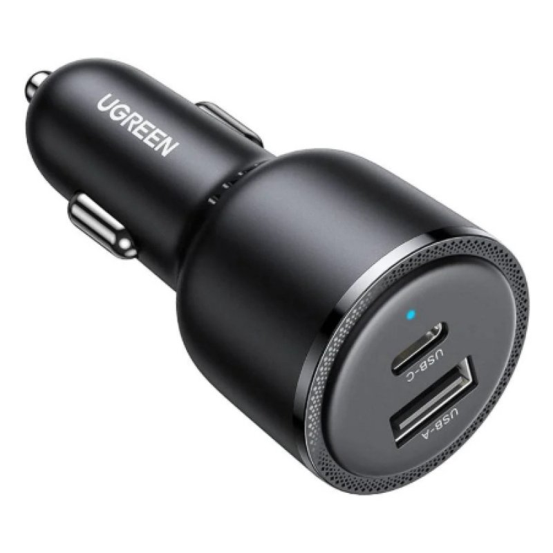 Ugreen 35023 mobile device charger Universal Black Cigar lighter Fast charging Auto