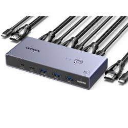 UGREEN CM692 HDMI KVM Switch 2 In 1 Out