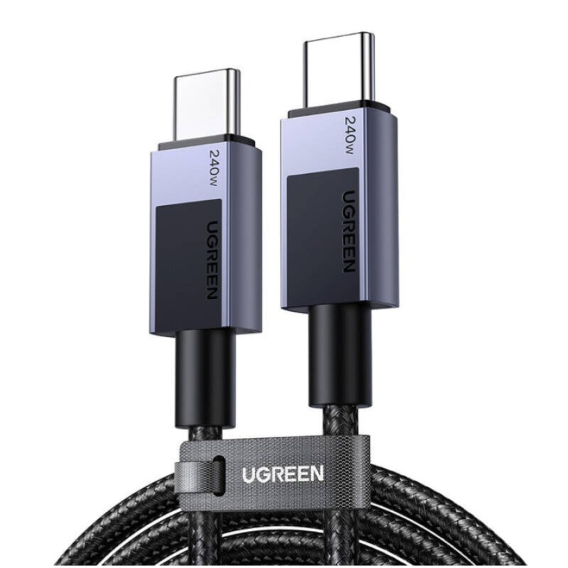 Ugreen 45068 USB cable 2 m USB C 0.48 Gbit/s 240 W Black, Grey