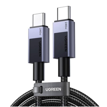 Ugreen 45068 câble USB 2 m USB C 0,48 Gbit/s 240 W Noir, Gris