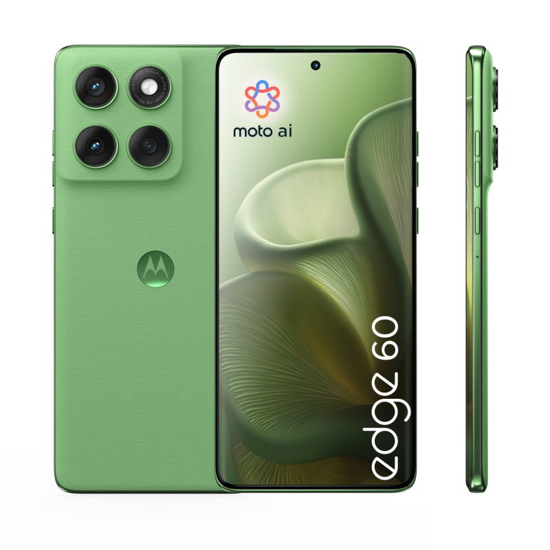 Motorola edge 60 16,9 cm (6.67") Double SIM Android 15 5G USB Type-C 12 Go 512 Go 5200 mAh Vert