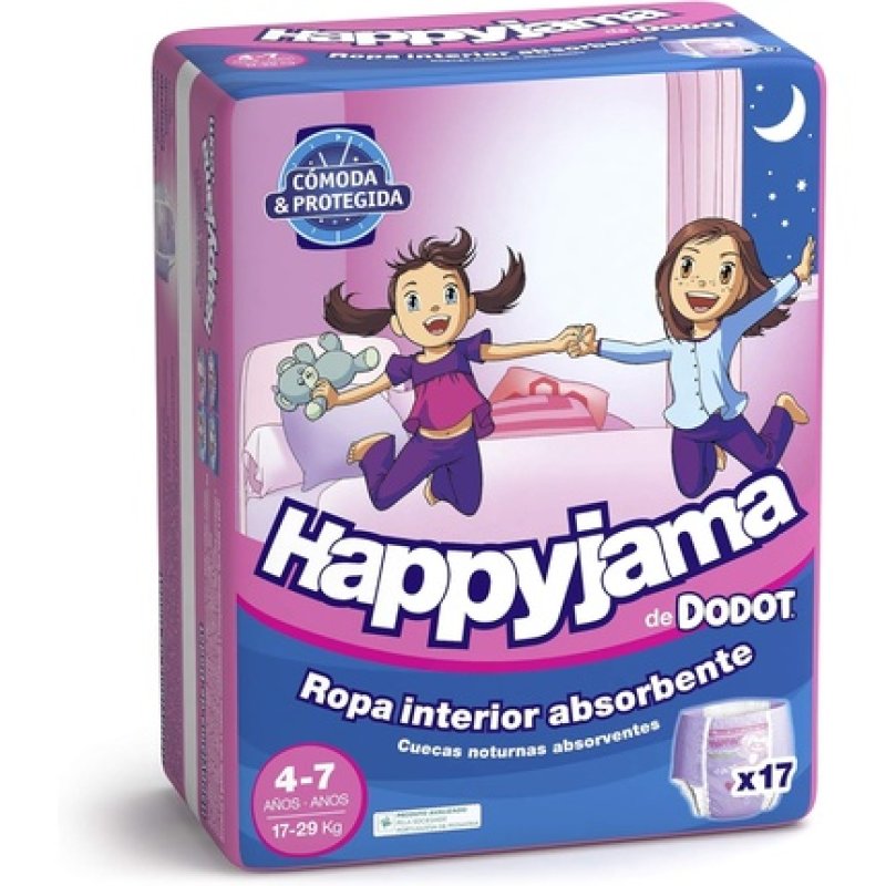 Dodot Happyjama Diapers for Girls 17 Pieces