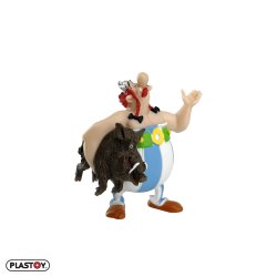 Astérix - Figurine Obélix portant un sanglier