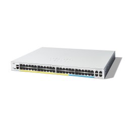 Cisco Catalyst C1300-48MGP-4X Managed L2/L3 Gigabit Ethernet (10/100/1000) Power over Ethernet (PoE) Grey