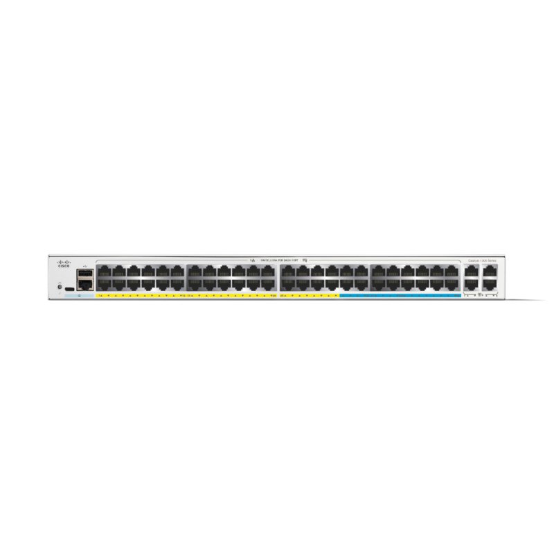 Cisco Catalyst C1300-48MGP-4X Géré L2/L3 Gigabit Ethernet (10/100/1000) Connexion Ethernet, supportant l'alimentation