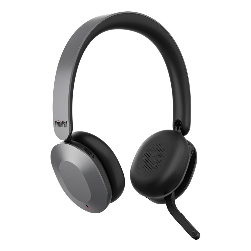 Lenovo 4XD1T60925 headphones/headset Wireless Head-band Office/Call center USB Type-C Bluetooth Grey