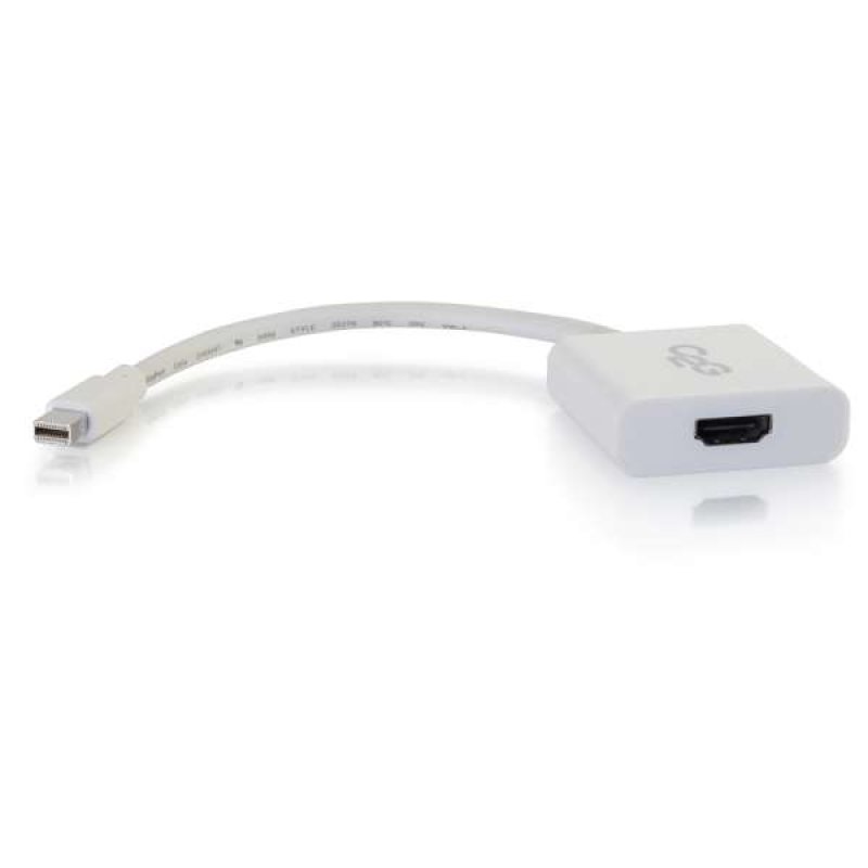 C2G adaptateur-convertisseur actif 4k mini displayport vers hdmi - blanc
