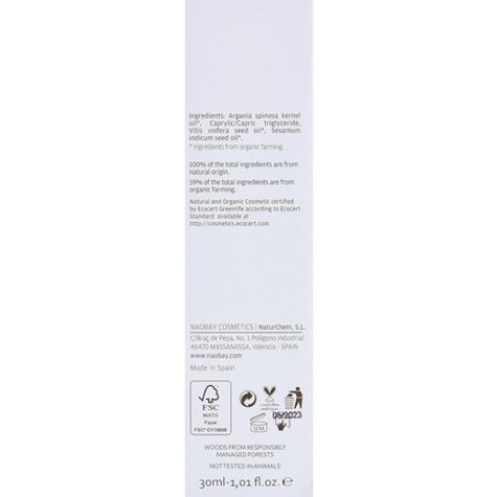 Naobay Detox Renewal Argan Oil 30ml 1.01 Fl Oz