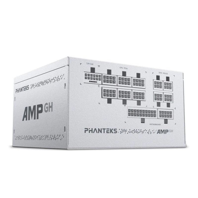 Phanteks AMP GH V2 1200W 80 PLUS Platinum Netzteil, PCIe 5.1, ATX 3.1 - 1200 Watt, weiß