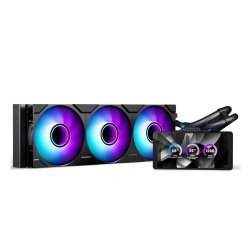 Phanteks Glacier One 360M25 LCD AiO-Wasserkühlung, 6-Zoll-Display - 360mm, schwarz