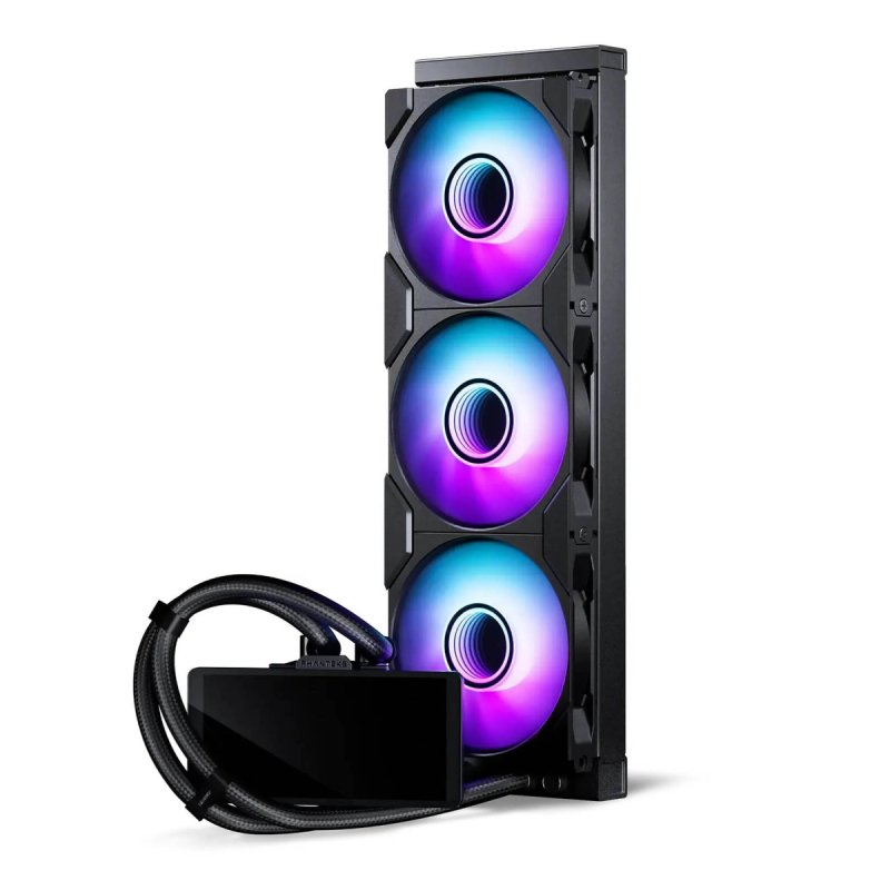 Phanteks Glacier One 360M25 LCD AiO-Wasserkühlung, 6-Zoll-Display - 360mm, schwarz