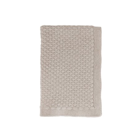 Ooh Noo - Bubbles Baby Blanket - Cream - 75x95 cm