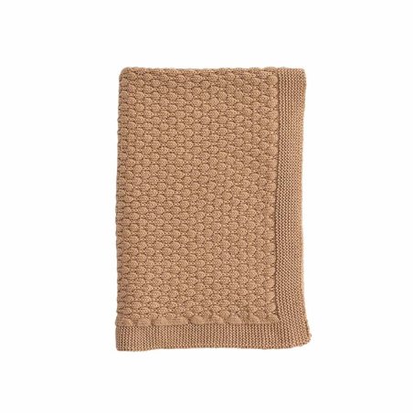Ooh Noo - Bubbles Baby Blanket - Caramel - 75x95 cm