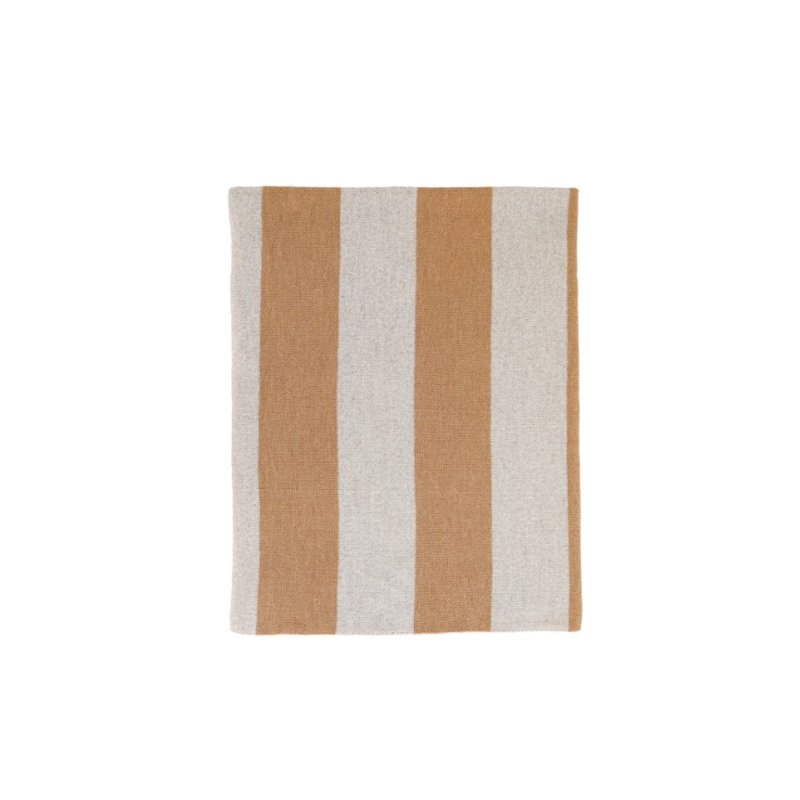 Ooh Noo - Amber Baby Blanket - Brown & Sand - 75x95 cm