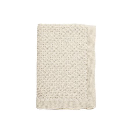 Ooh Noo - Bubbles Baby Blanket - Sand - 75x95 cm