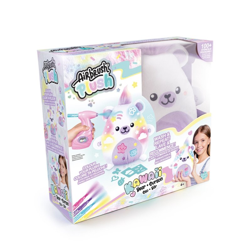 Airbrush Plush - Kawaii Bear (261067)