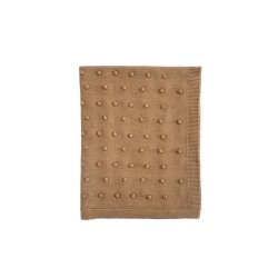 Ooh Noo - Popcorn Baby Blanket - Caramel - 75x95 cm