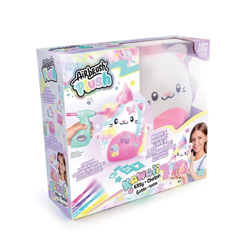 Airbrush Plush - Kawaii Kitty (260073)