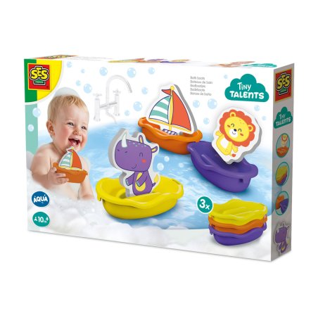 SES Creative - Bath Time - Boats with Foam Animals (S13001)