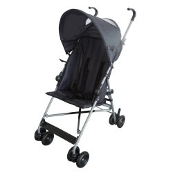 Asalvo - Pushchair Moving - Coal - Unfolded: 46 cm W x 74 cm L x 94 cm H Folded: 107 cm W x 22 cm L x 22 cm H