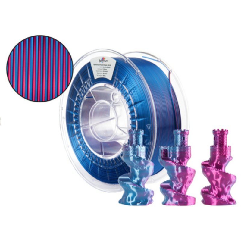 Filament Spectrum · PLA Magic SILK · AURORA BLOOM · 1.75mm · 1kg