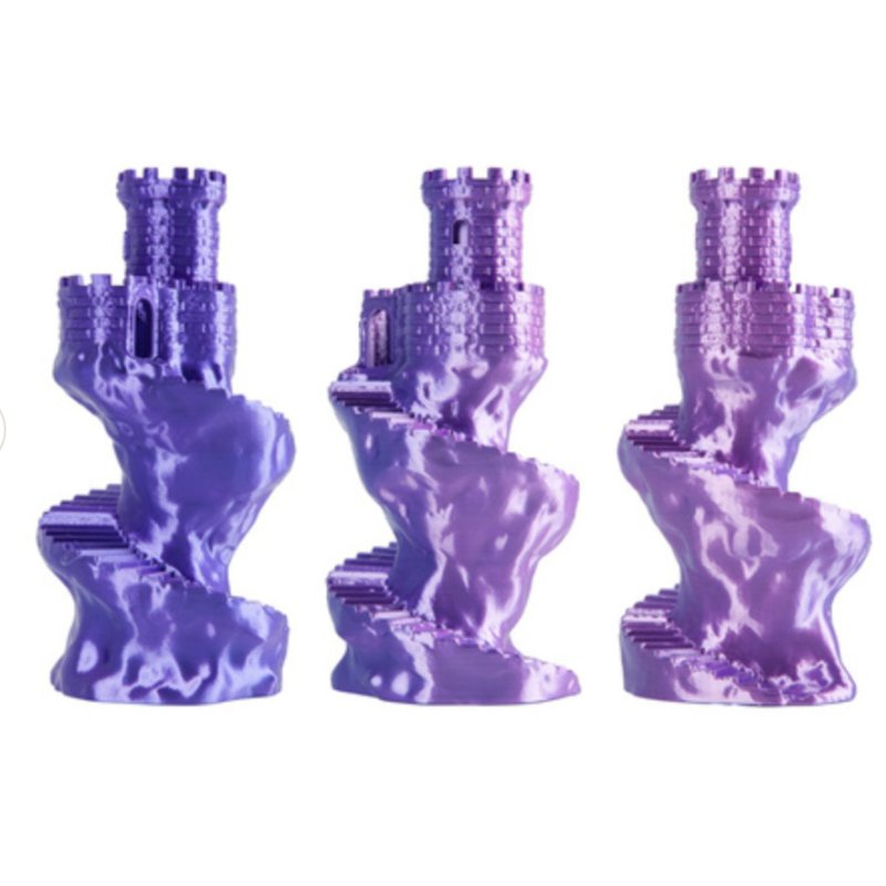 Spectrum Filaments 81417 matériel d'impression 3D Acide polylactique (PLA), Soie Multicolore 1 kg