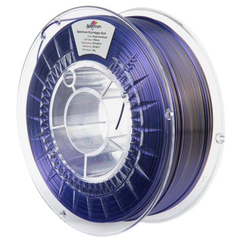 Spectrum Filaments 81405 matériel d'impression 3D Acide polylactique (PLA), Soie Multicolore 1 kg