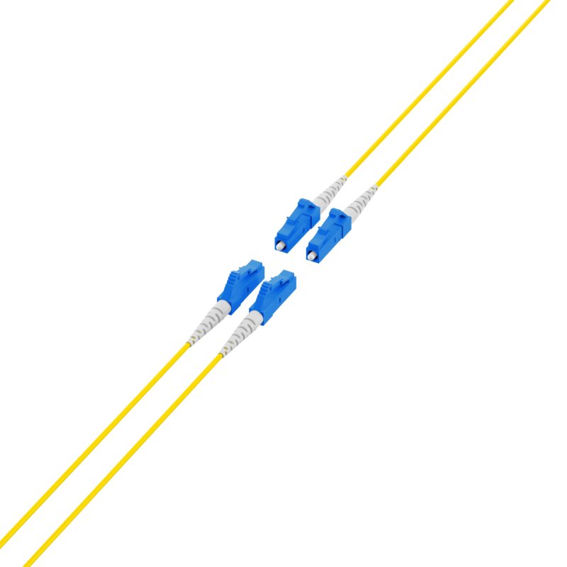 EFB Elektronik O8303S200OS2 câble InfiniBand et à fibres optiques 200 m 4x LC U-DQ(ZN) BH Noir, Bleu, Jaune