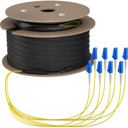 EFB Elektronik O8322S140OS2 câble InfiniBand et à fibres optiques 140 m 8x LC U-DQ(ZN) BH Noir, Bleu, Jaune