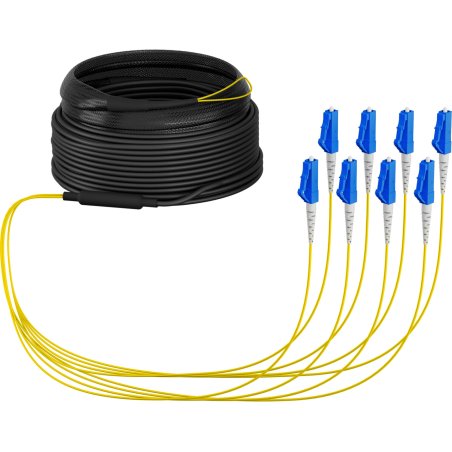 EFB Elektronik O8322S20OS2 InfiniBand/fibre optic cable 20 m 8x LC U-DQ(ZN) BH Black, Blue, Yellow